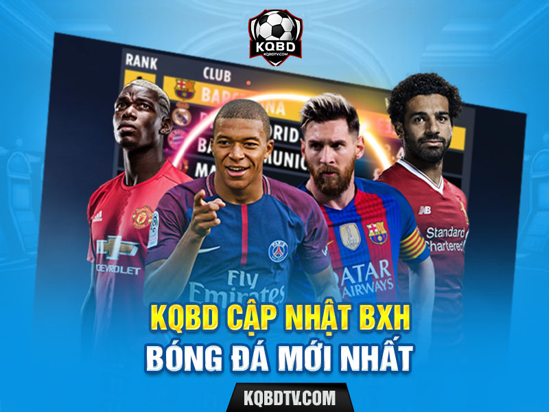 BXH Bóng Đá - Tổng Hợp Tất Cả Kết Quả Giải Đấu Tại KQBD